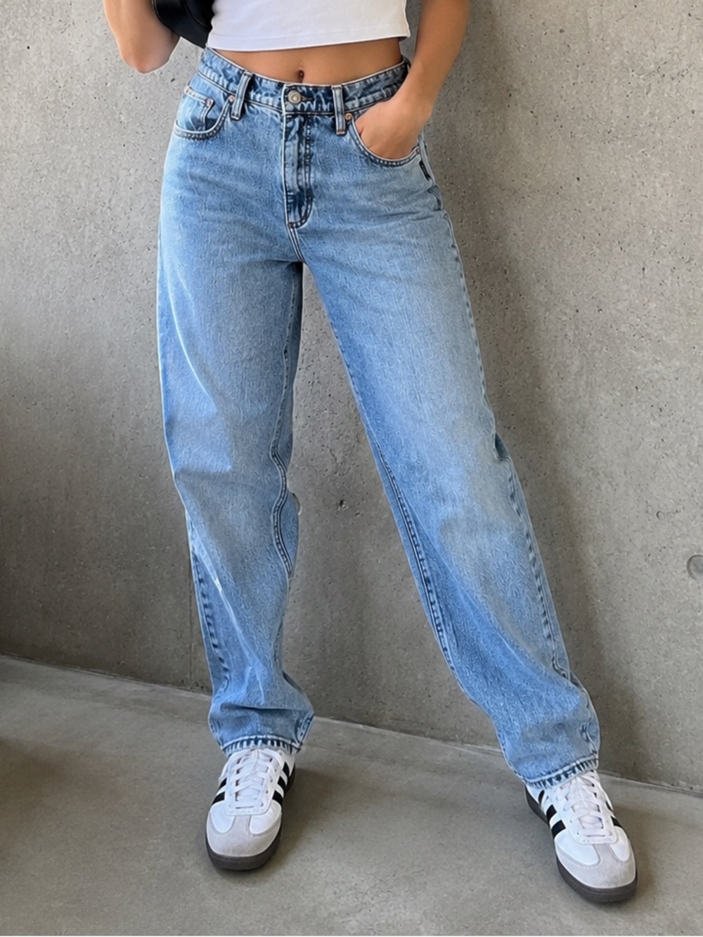 Silver Jeans Dad Jean W28 L30 Light Wash High Rise Straight Y2K 90s Streetwear